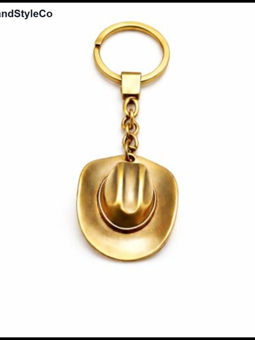 Cowboy Hat Keychain Western Bag Charm 3D Design Keychain Gift for Women